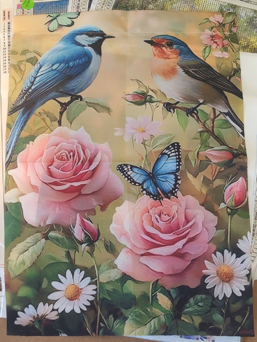 Garden Flag 2 birds